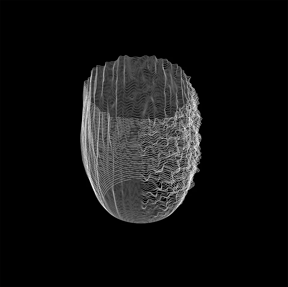 Wireframe preview of a generated toolpath