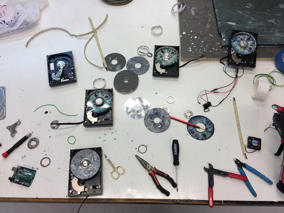 Taking hard disks apart