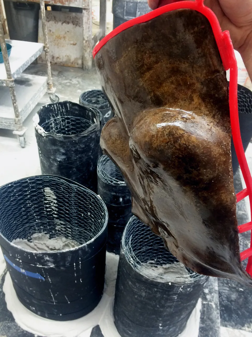 Building the ceramic shell