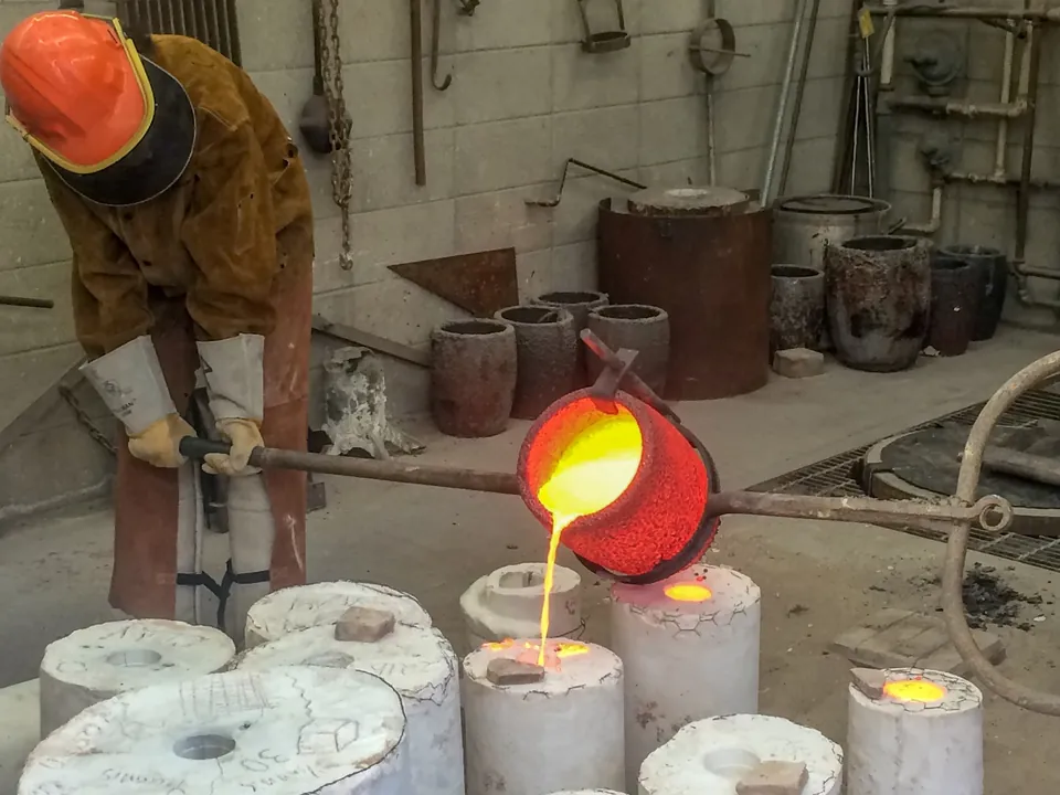The pour