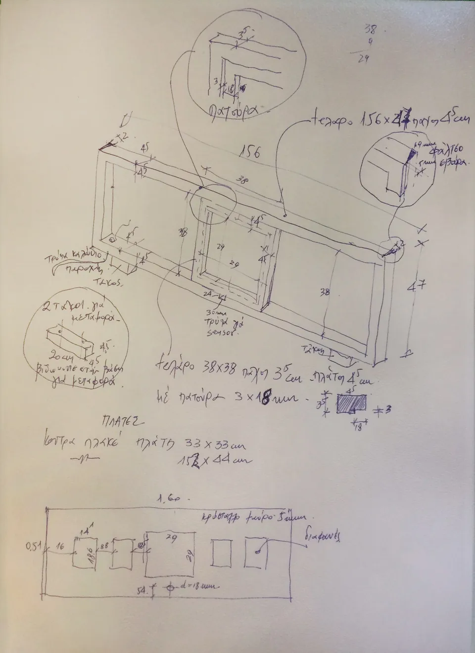 First sketches