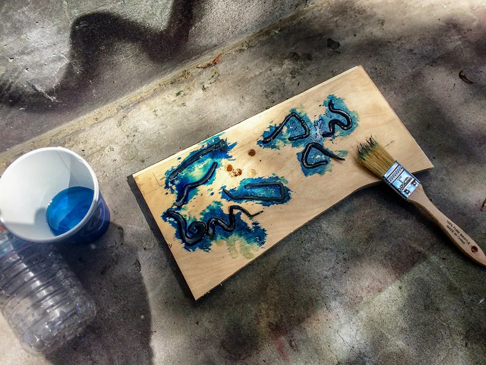 Resin, work in progress
